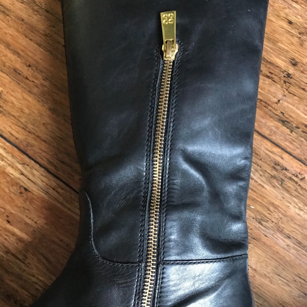 COACH MARTTA Black Leather Boots - Picture 6 of 8